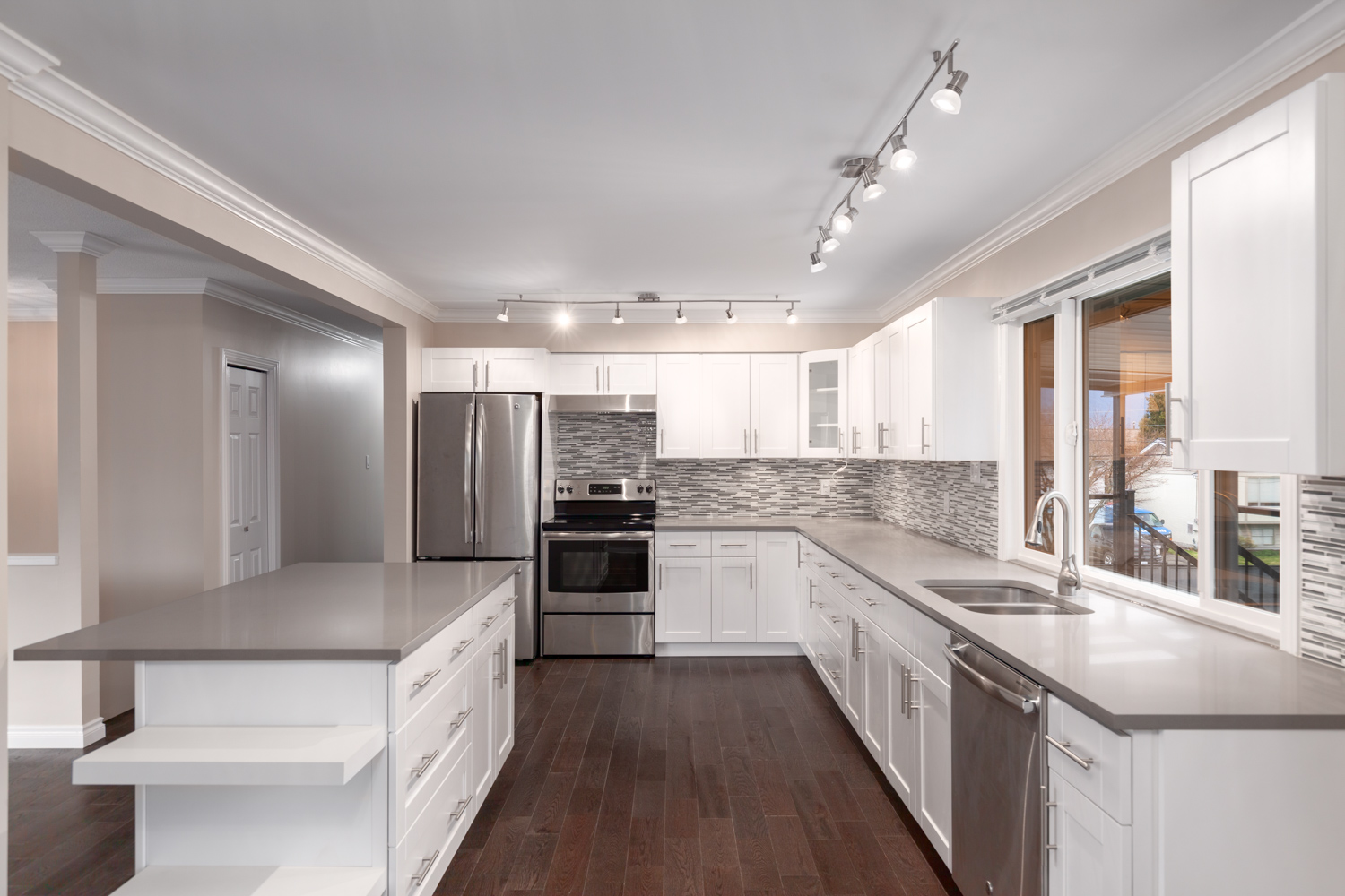 Photo of renovated kitchen